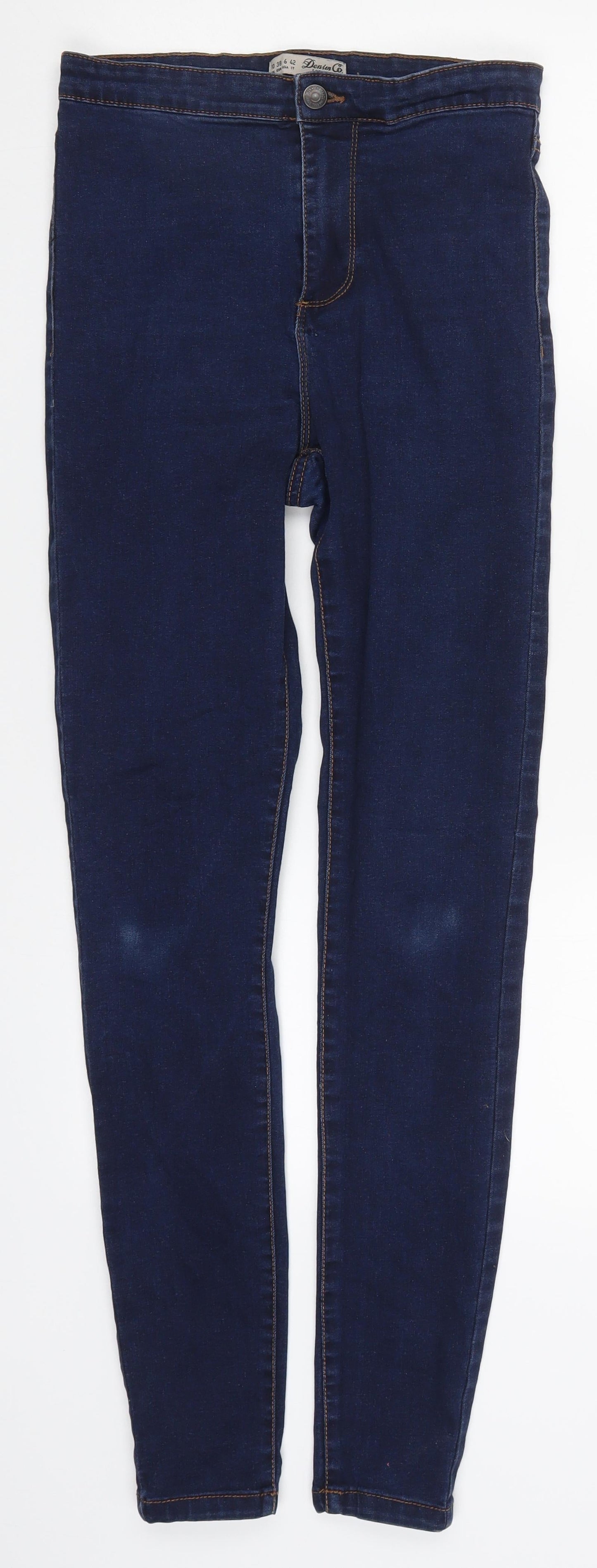 Denim Co Womens Blue  Denim Skinny Jeans Size 10 L28.5 in