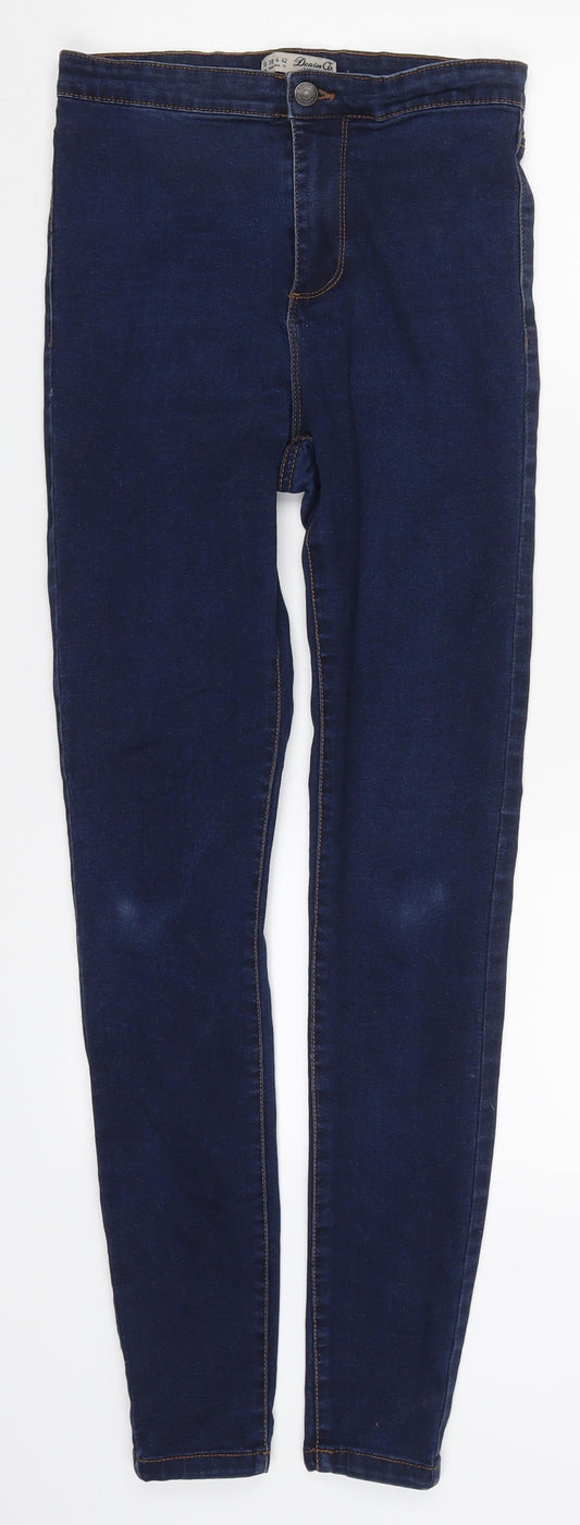 Denim Co Womens Blue  Denim Skinny Jeans Size 10 L28.5 in