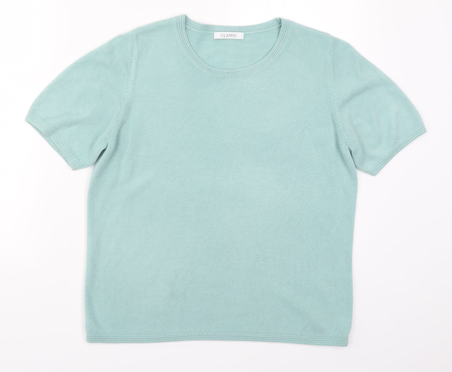Womens UK Size 14 Marks and Spencer Blue Pullover Jumper