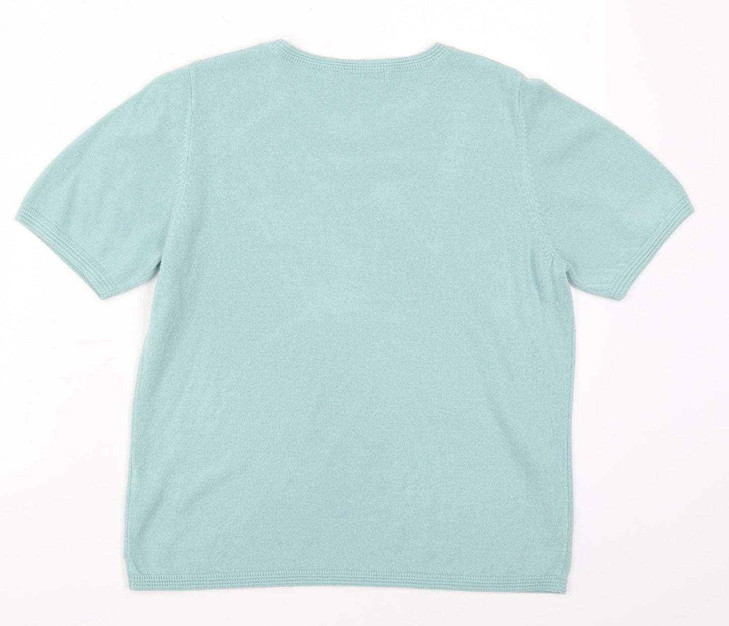 Womens UK Size 14 Marks and Spencer Blue Pullover Jumper