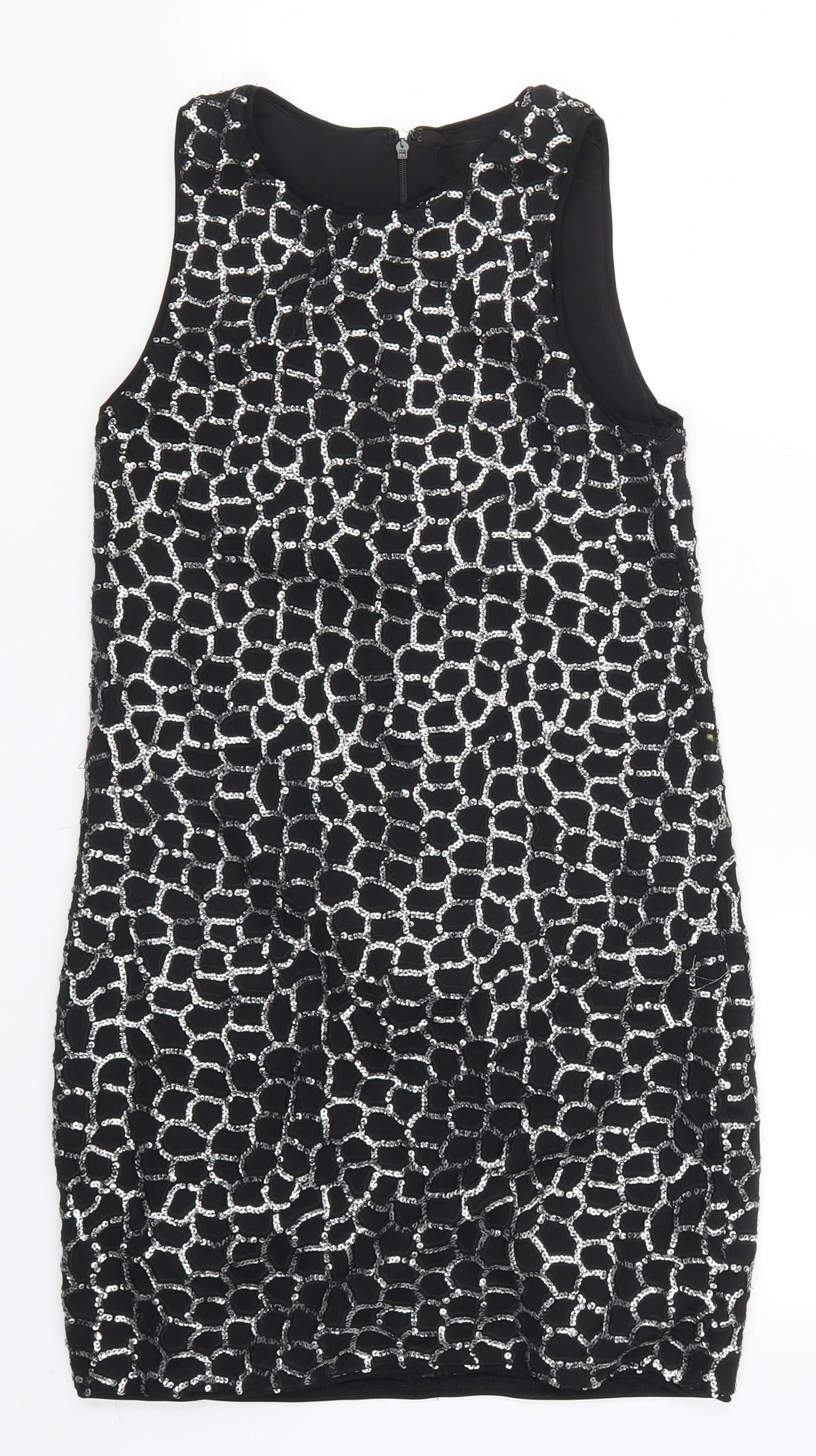 H&M Womens Black Geometric  Mini  Size XS