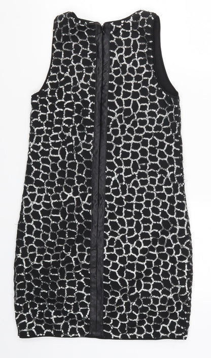 H&M Womens Black Geometric  Mini  Size XS