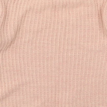 Aprcot Womens Pink  Knit Pullover Jumper Size S