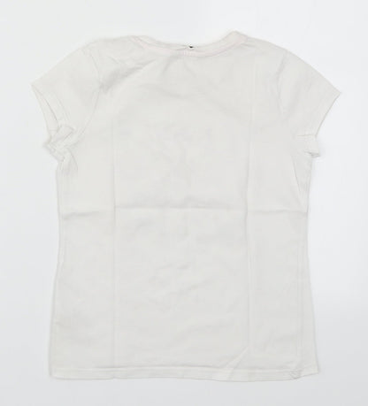 George Girls White   Basic T-Shirt Size 7-8 Years  - I Love New York City