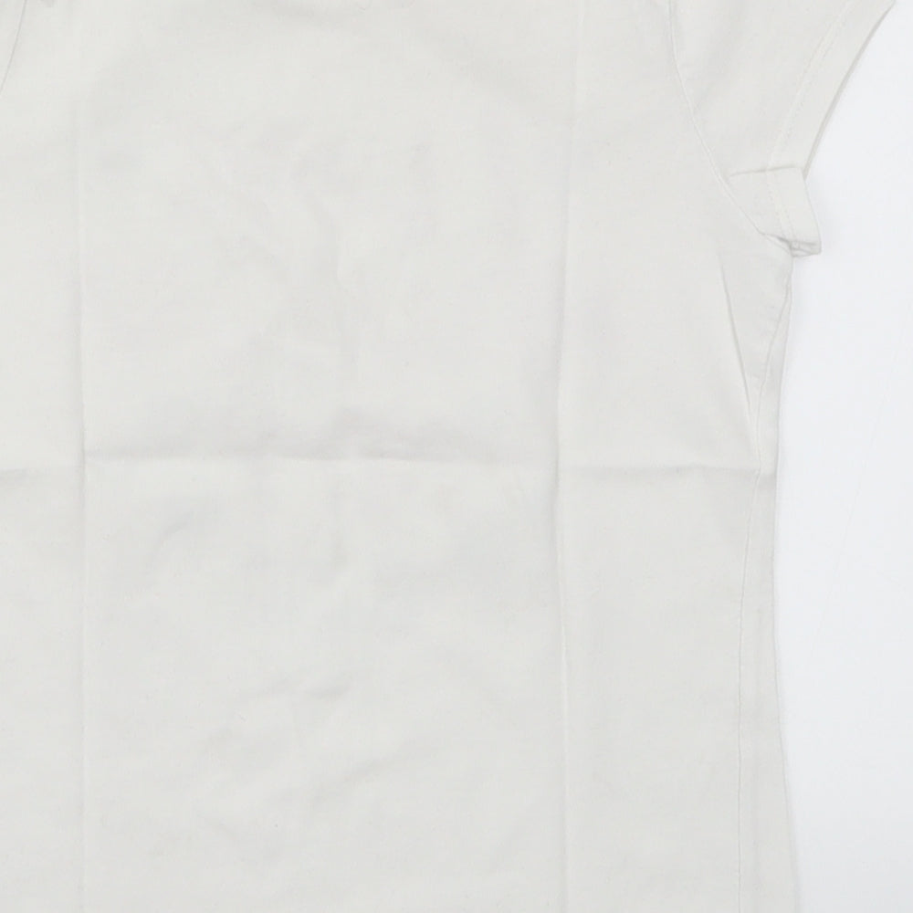 George Girls White   Basic T-Shirt Size 7-8 Years  - I Love New York City