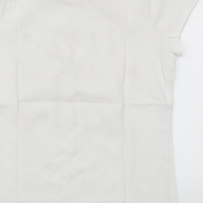 George Girls White   Basic T-Shirt Size 7-8 Years  - I Love New York City