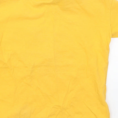 Pir Pir Boys Yellow   Basic T-Shirt Size 7-8 Years  - eLescott Denim Sport