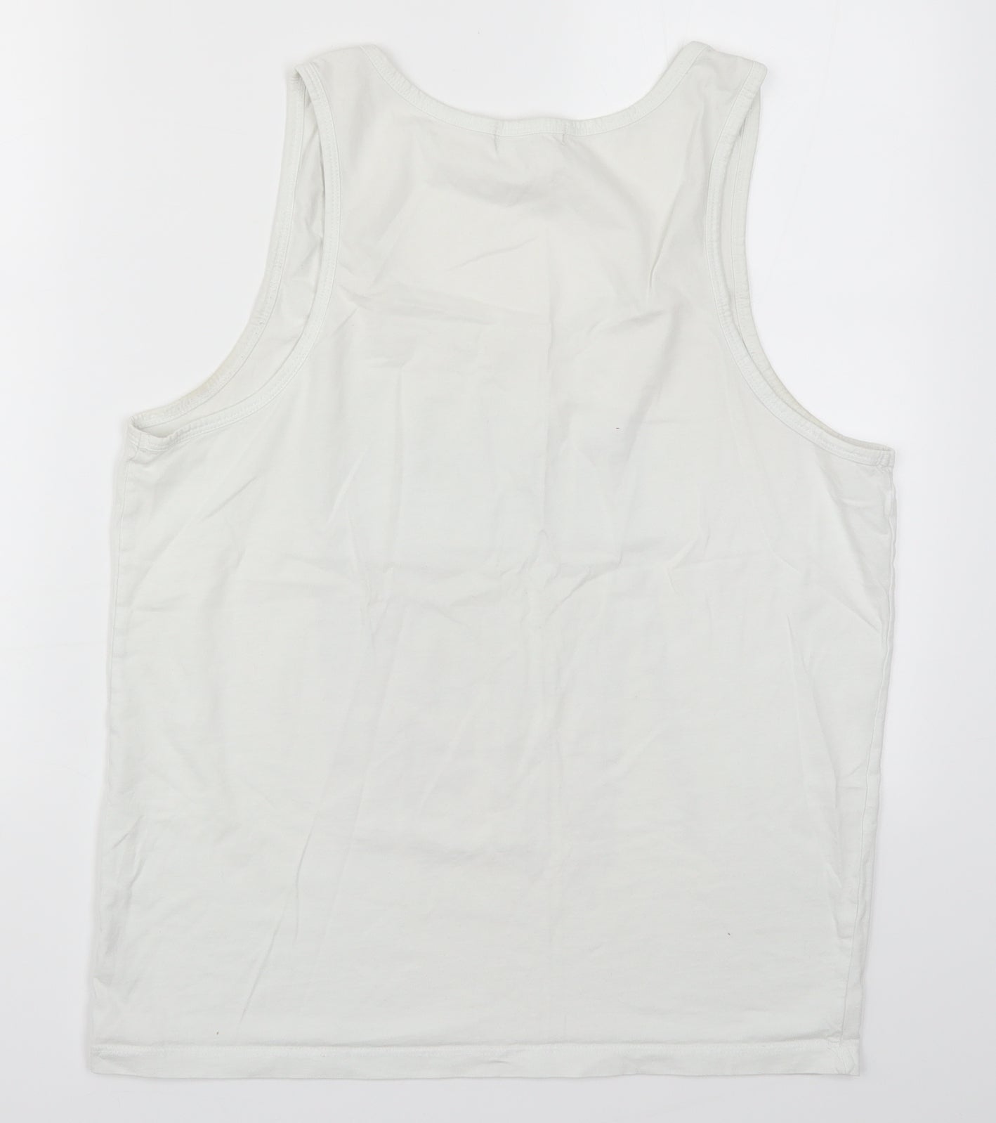 River Islan Mens White    T-Shirt Size L  - Venice Beach
