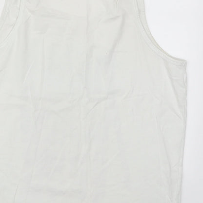 River Islan Mens White    T-Shirt Size L  - Venice Beach