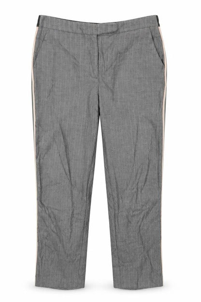 Marks & Spencer Collection Womens Black Houndstooth  Dress Pants Trousers Size 12 L22 in