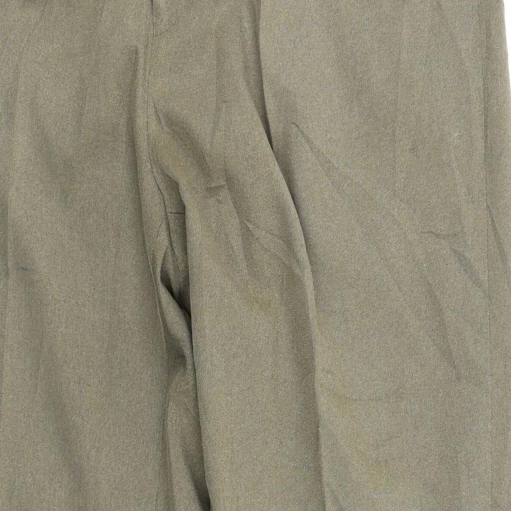 Jack Reid Mens Brown   Dress Pants Trousers Size 36 in L21 in