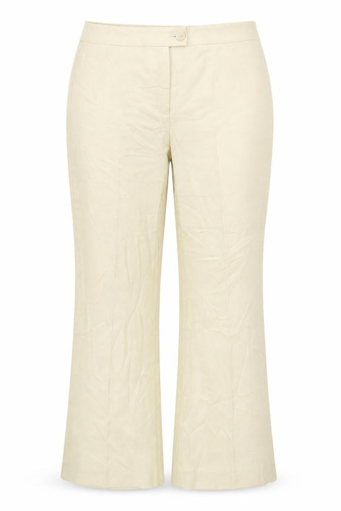 Womens UK Size 12 Marks & Spencer Regular Fit Dress Pants Beige Trousers