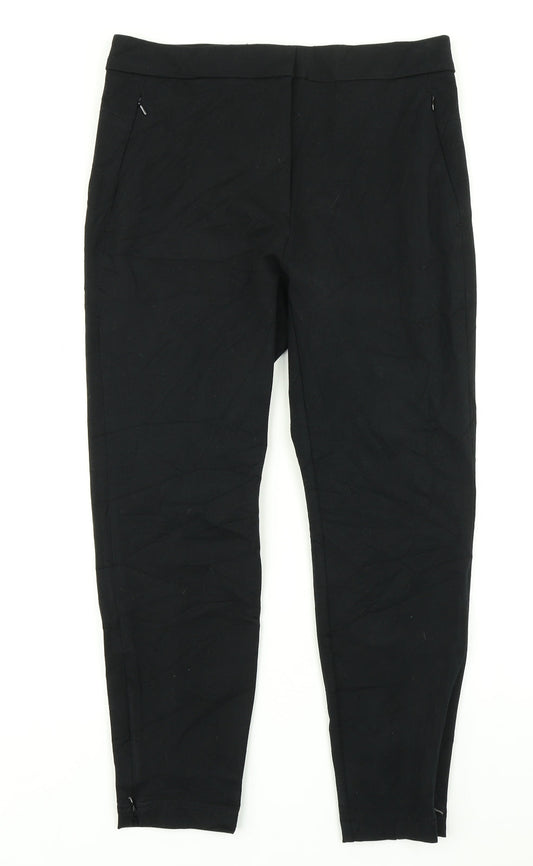 M&S Collection Mens Black   Dress Pants Trousers Size 16 L23 in