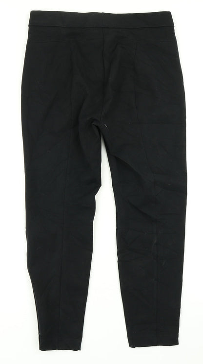 M&S Collection Mens Black   Dress Pants Trousers Size 16 L23 in