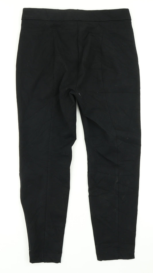 M&S Collection Mens Black   Dress Pants Trousers Size 16 L23 in