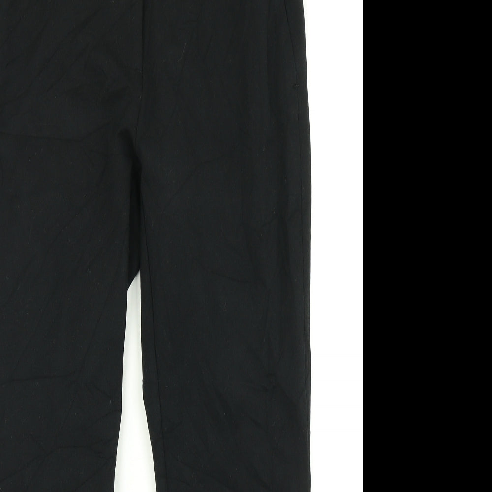 M&S Collection Mens Black   Dress Pants Trousers Size 16 L23 in