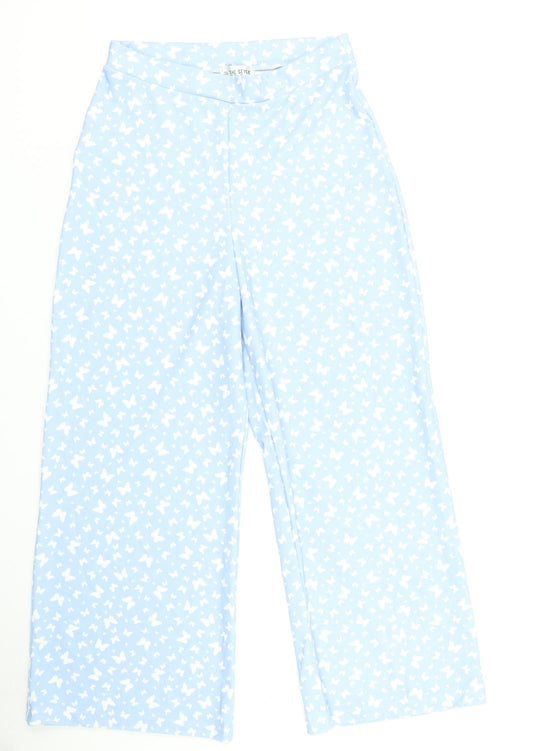 In the Style Womens Blue   Harem Trousers Size 12 L27 in