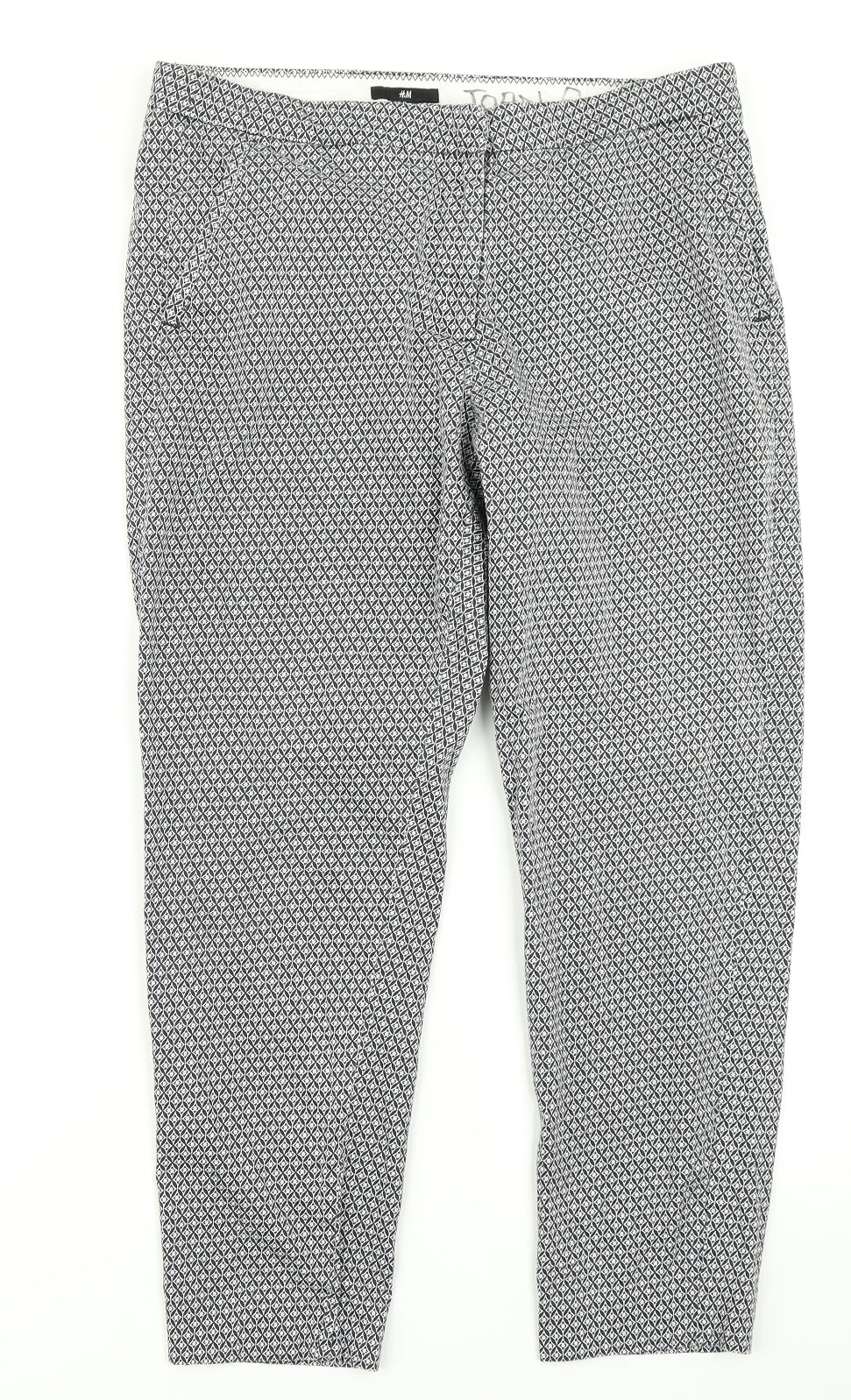 Womens UK Size 14 H&M Regular Fit  Black Trousers