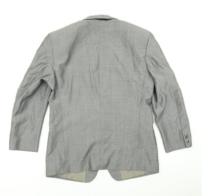 Licona Mens Grey Striped  Jacket Blazer Size 40