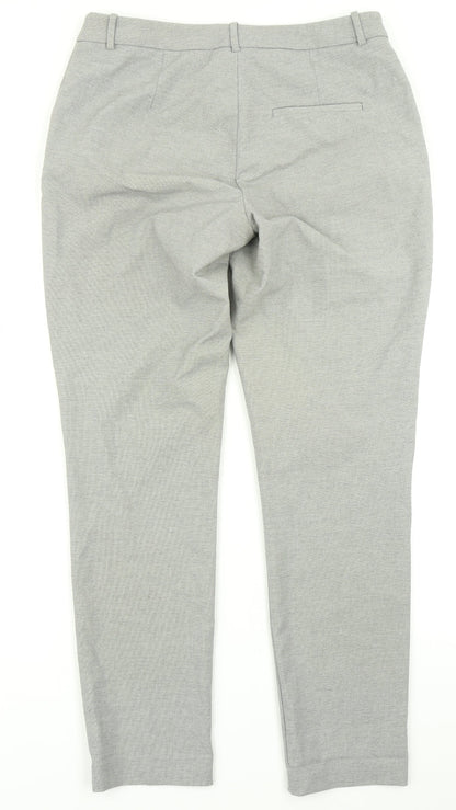 Womens UK Size 10 H&M Regular Fit  Grey Trousers