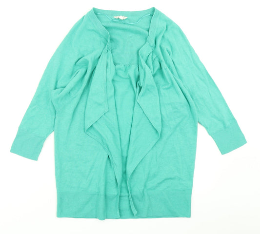 Womens UK Size S Monsoon Green Cardigan Jumper