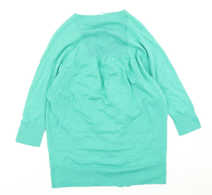 Womens UK Size S Monsoon Green Cardigan Jumper