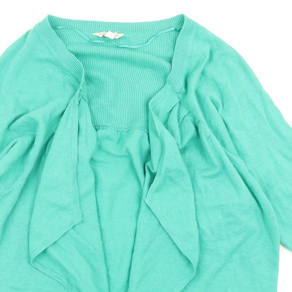 Womens UK Size S Monsoon Green Cardigan Jumper