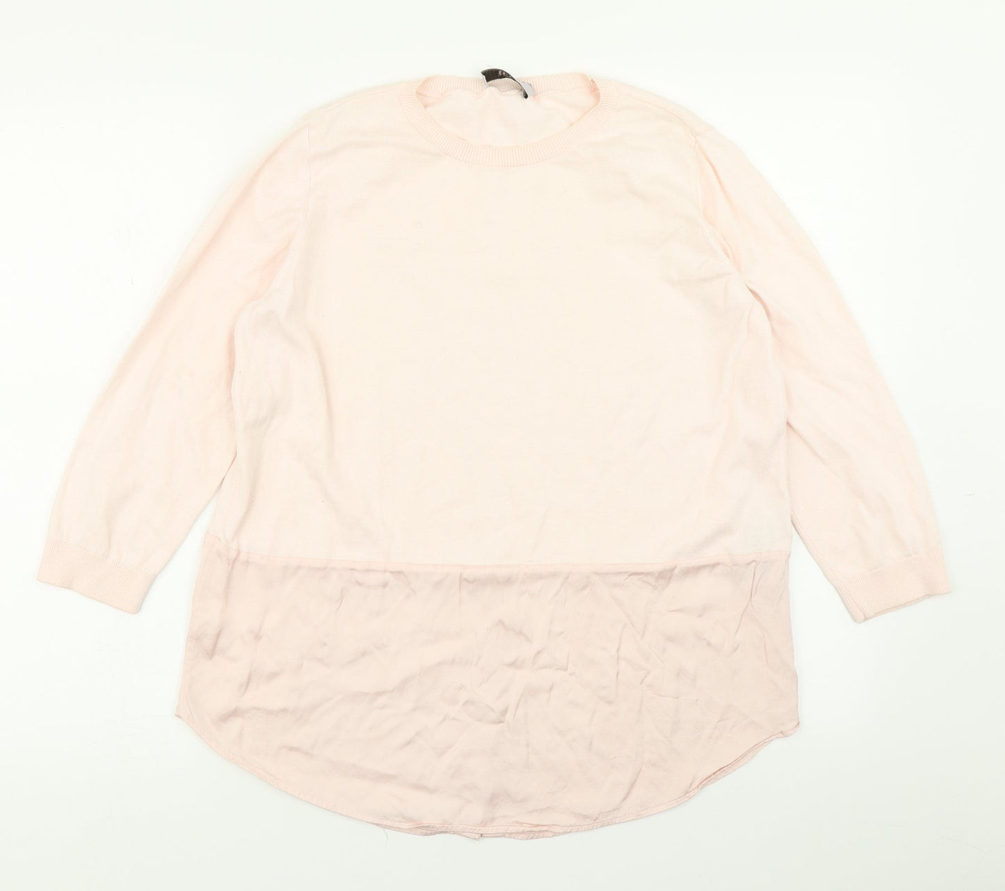 Womens UK Size 14 Per Una Pink Pullover Jumper