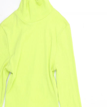 COLLUSION Womens Yellow   Bodycon  Size 8  - Open Back