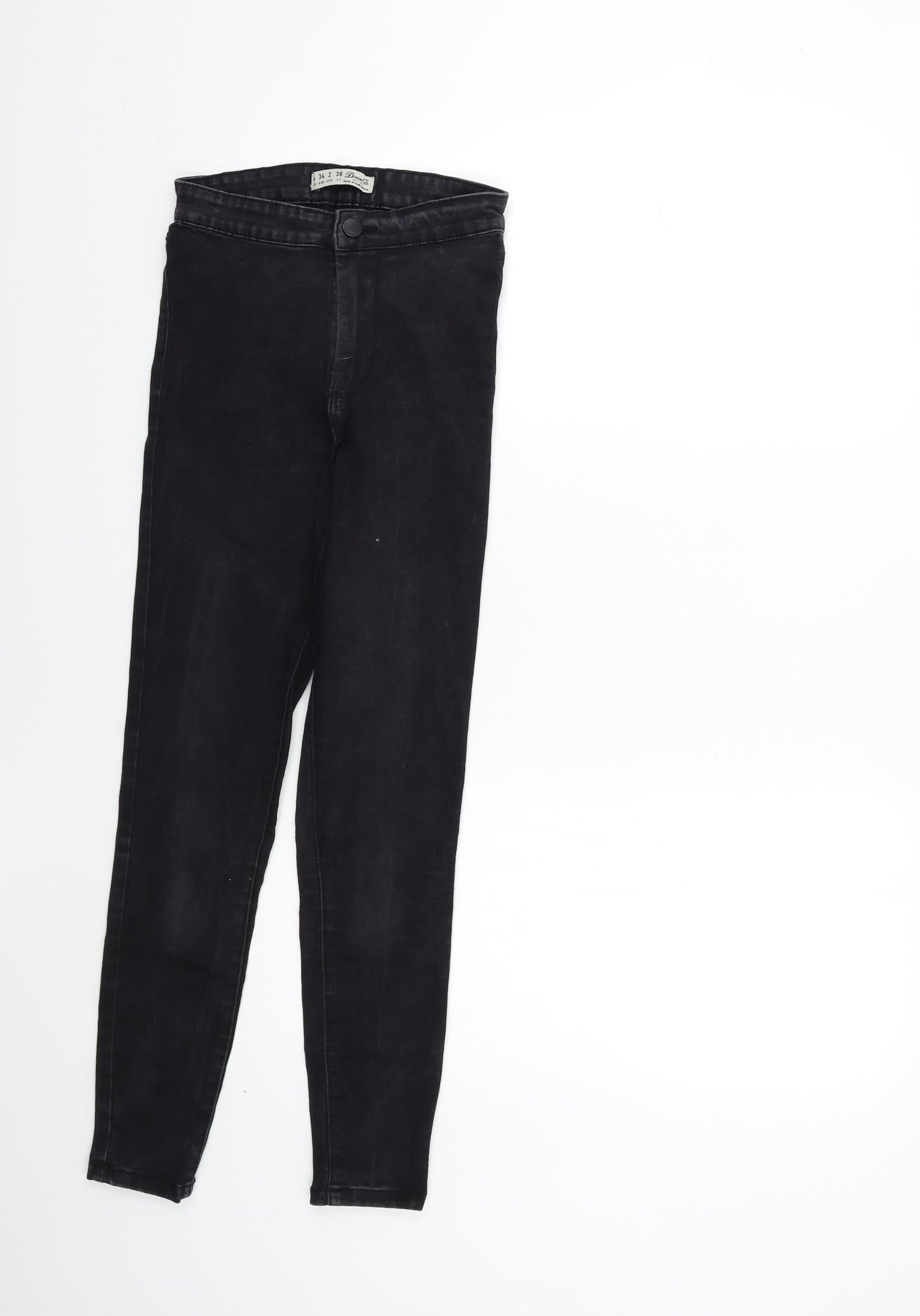 Denim & Co. Womens Black  Denim Skinny Jeans Size 6 L26 in
