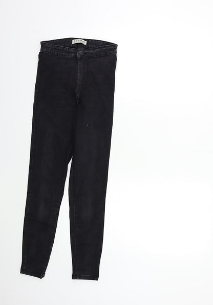 Denim & Co. Womens Black  Denim Skinny Jeans Size 6 L26 in