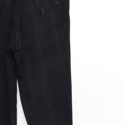 Denim & Co. Womens Black  Denim Skinny Jeans Size 6 L26 in