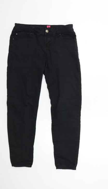 Womens UK Size 10 YES YES Regular Fit Skinny Black Jeans