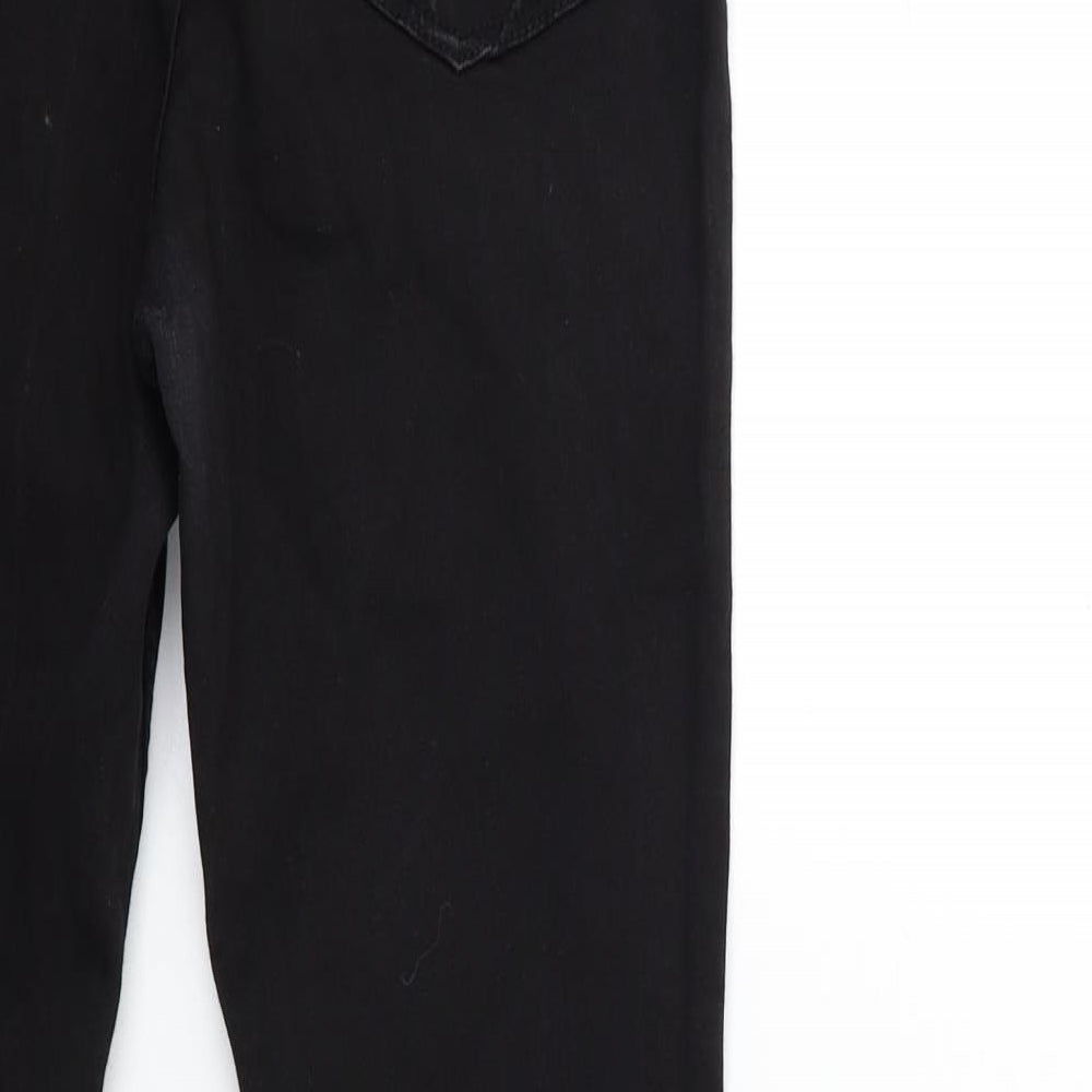 Nutmeg Womens Black  Denim Skinny Jeans Size 10 L29 in