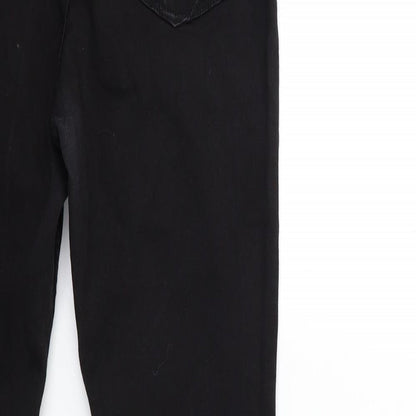 Nutmeg Womens Black  Denim Skinny Jeans Size 10 L29 in