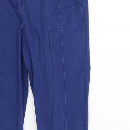 New Look Womens Blue   Trousers  Size 10 L29 in
