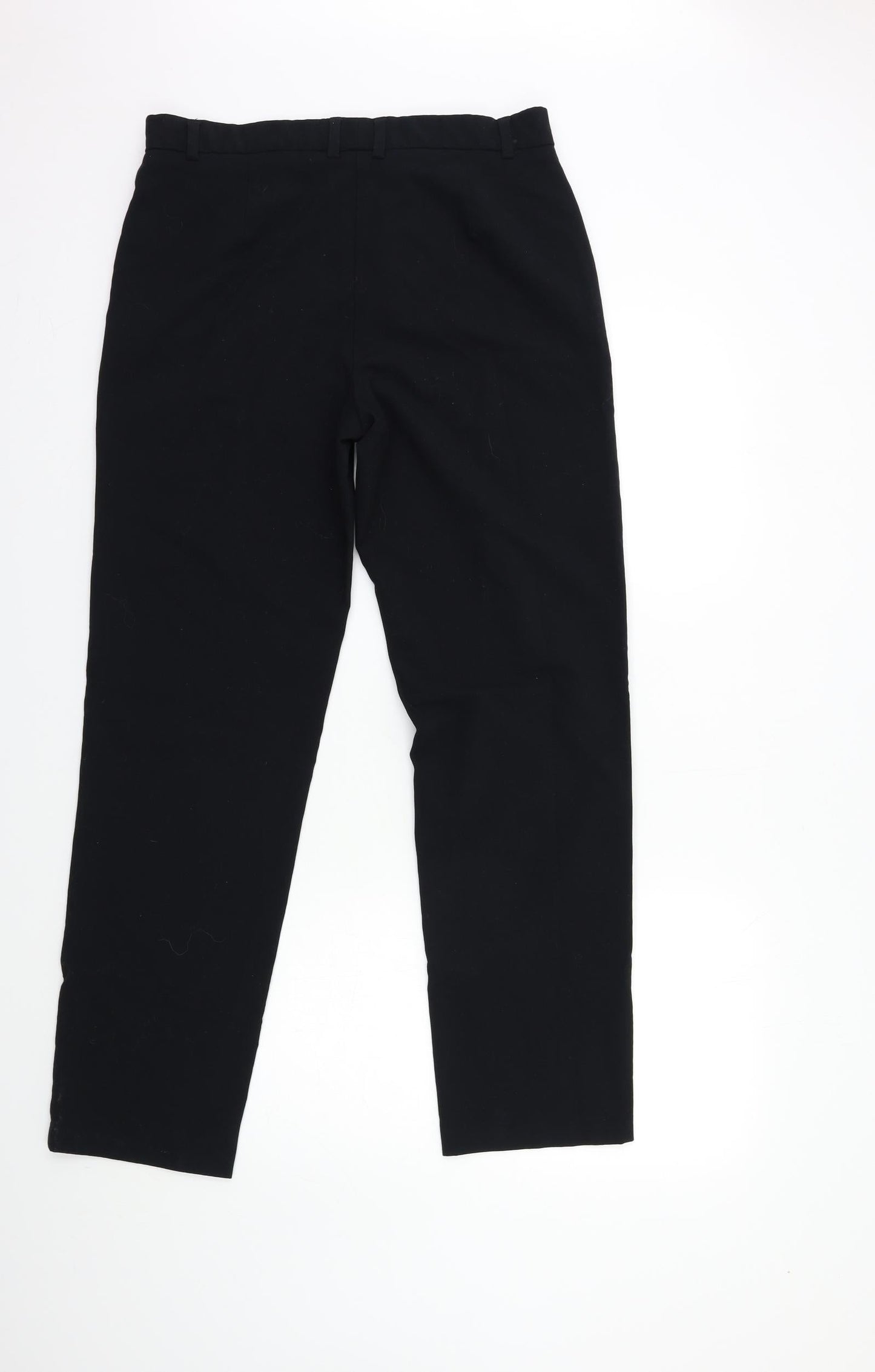 Womens UK Size 12 Marks and Spencer Regular Fit  Black Trousers