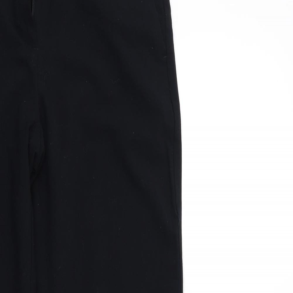 Womens UK Size 12 Marks and Spencer Regular Fit  Black Trousers