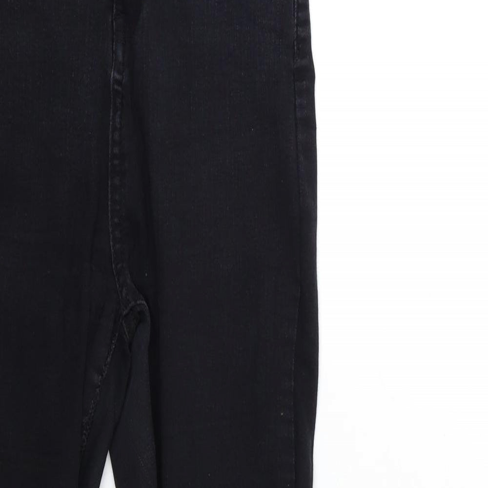 Denim & Co. Womens Black  Denim Skinny Jeans Size 10 L29 in