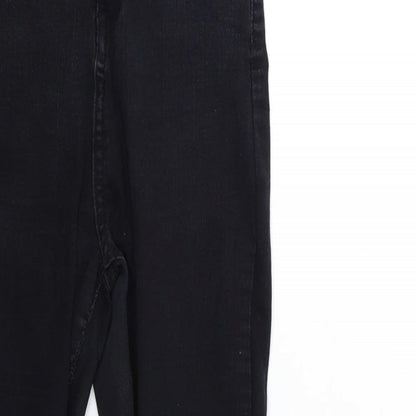 Denim & Co. Womens Black  Denim Skinny Jeans Size 10 L29 in