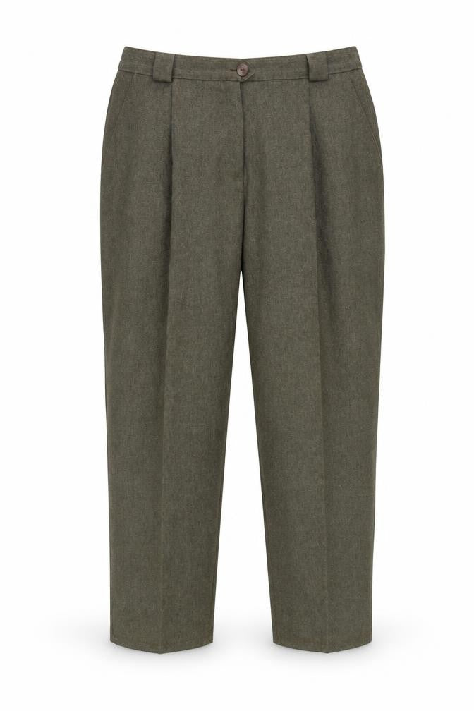 Canda Womens Brown  Rayon Trousers  Size 20 L27 in