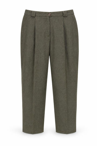 Canda Womens Brown  Rayon Trousers  Size 20 L27 in