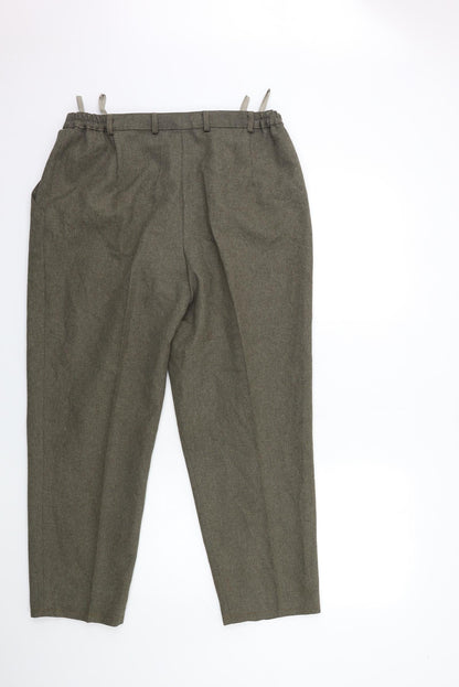Canda Womens Brown  Rayon Trousers  Size 20 L27 in