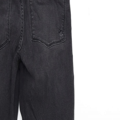 Denim & Co. Womens Black  Denim Skinny Jeans Size 10 L28 in