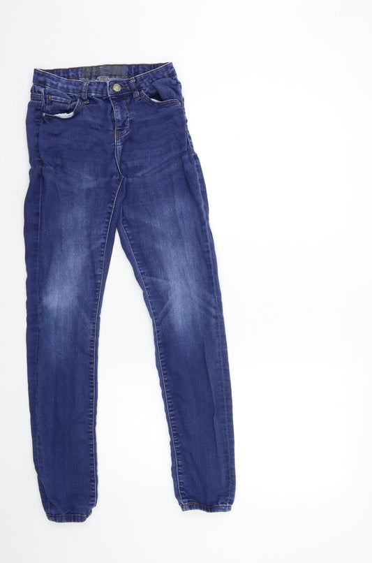 Denim & Co. Womens Blue  Denim Skinny Jeans Size 23 in L30 in