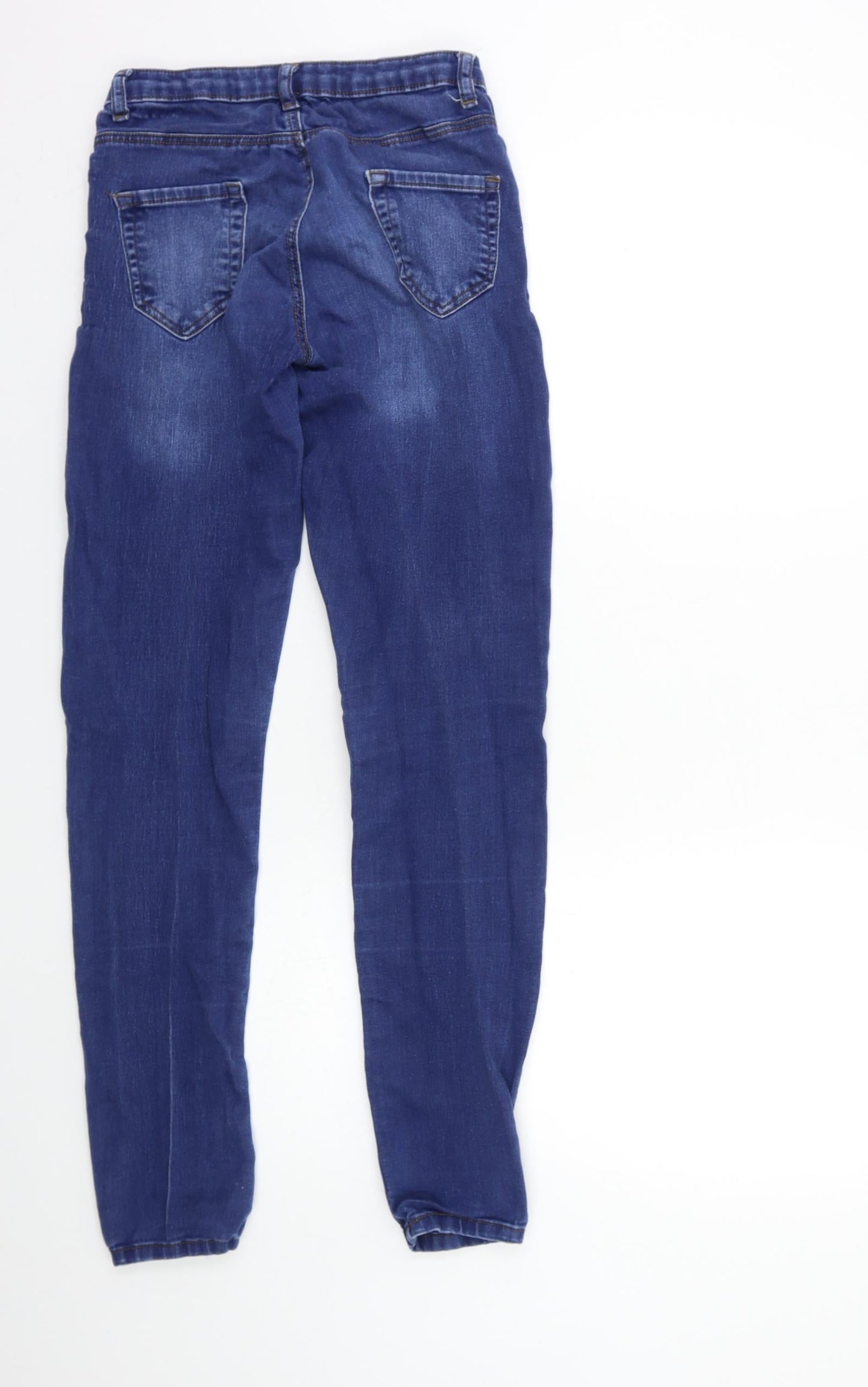 Denim & Co. Womens Blue  Denim Skinny Jeans Size 23 in L30 in