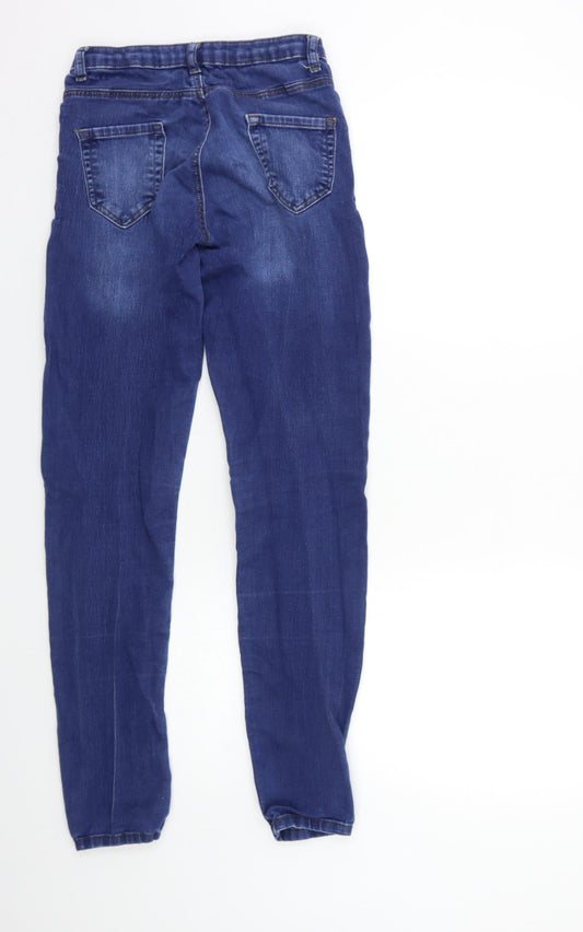 Denim & Co. Womens Blue  Denim Skinny Jeans Size 23 in L30 in