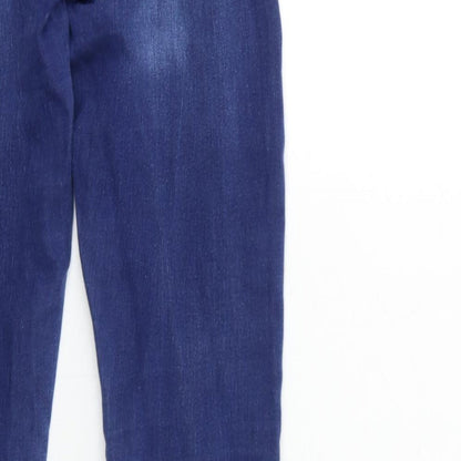 Denim & Co. Womens Blue  Denim Skinny Jeans Size 23 in L30 in