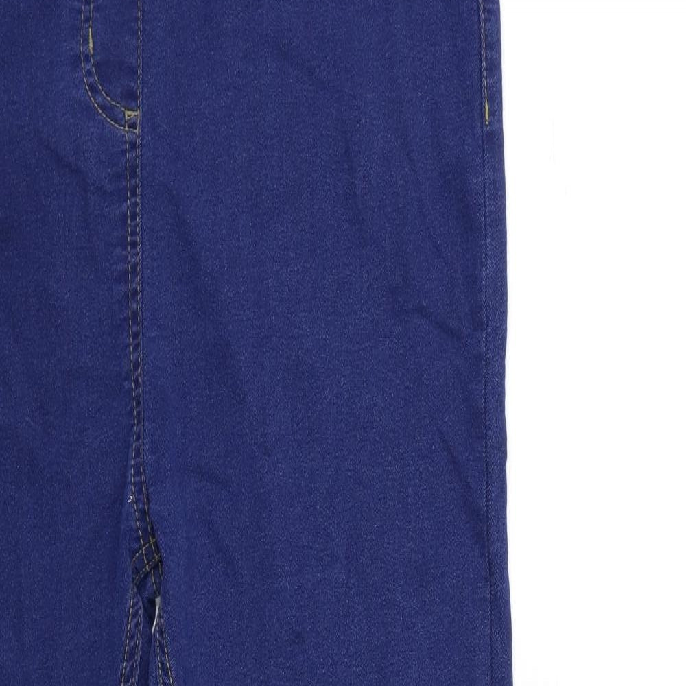 Boohoo Womens Blue  Denim Jegging Jeans Size 34 in L26 in