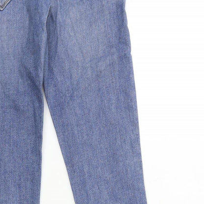 Topshop Womens Blue  Denim Skinny Jeans Size 30 in L32 in